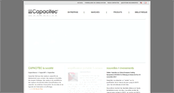 Desktop Screenshot of fr.capacitec.com